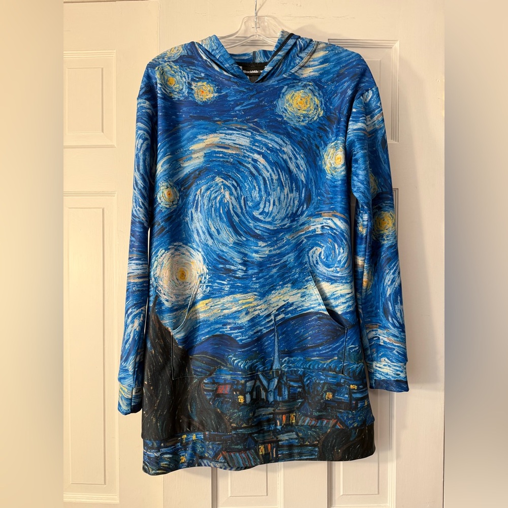 BlackMilk Van Gogh Starry Night Slouchy - Picture 2 of 14
